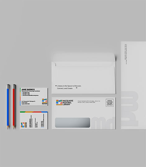 envelop & business card
