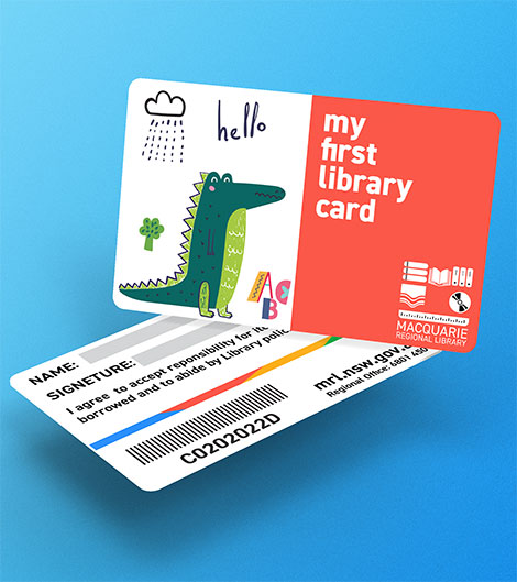 My first Library card